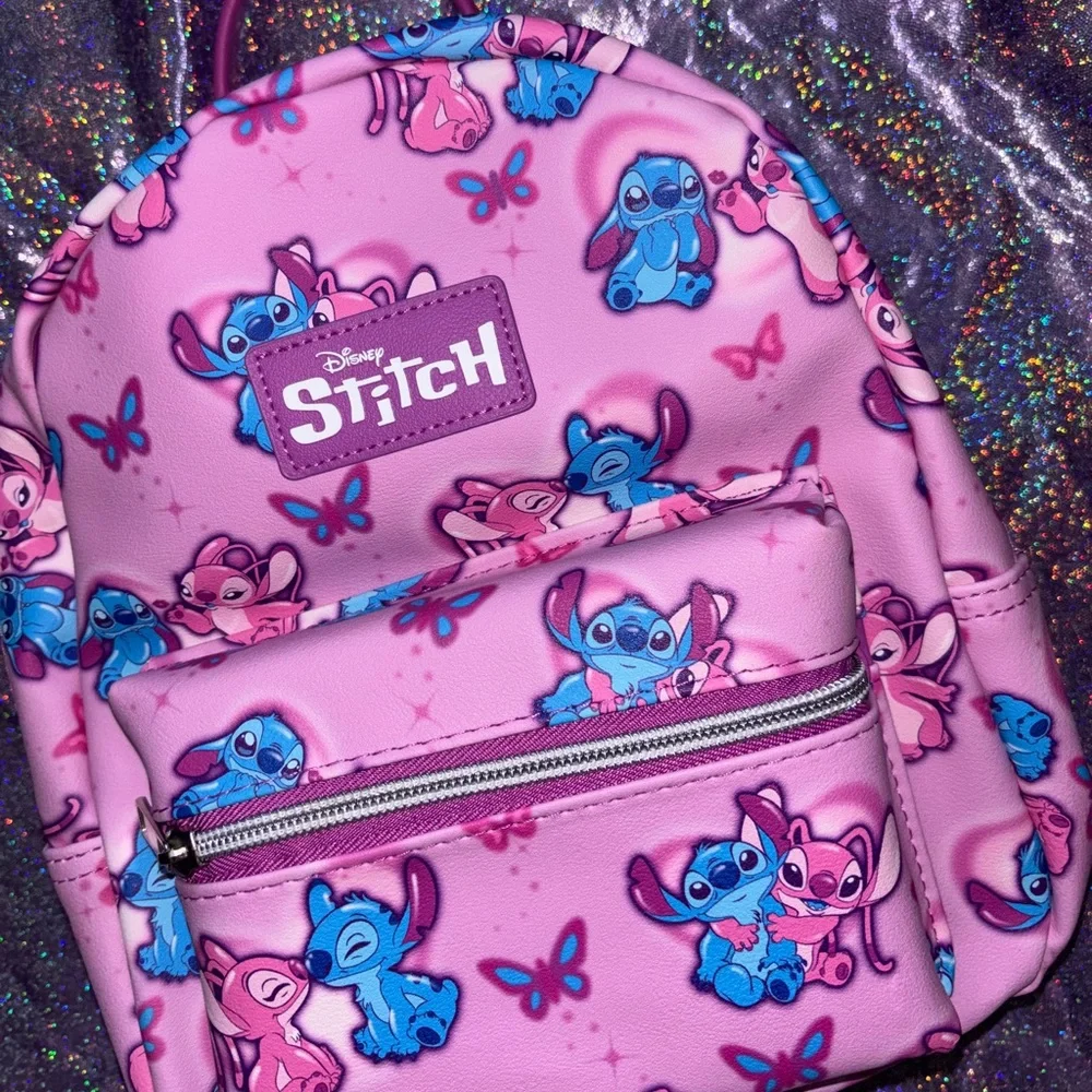 Kids Stitch and Angel Mini Backpack
